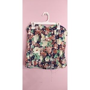 Strapless corset top